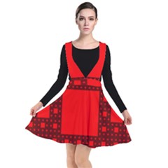 Red Sierpinski Carpet Plane Fractal Other Dresses by Sapixe