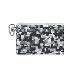 Noise Texture Graphics Generated Canvas Cosmetic Bag (small) by Sapixe