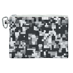 Noise Texture Graphics Generated Canvas Cosmetic Bag (xl) by Sapixe