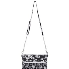 Noise Texture Graphics Generated Mini Crossbody Handbag