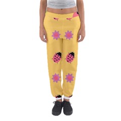 Ladybug Seamlessly Pattern Women s Jogger Sweatpants by Sapixe