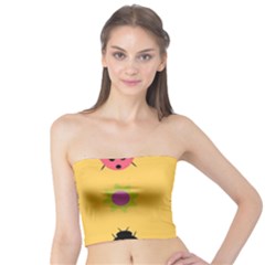 Ladybug Seamlessly Pattern Tube Top by Sapixe