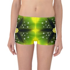 Christmas Flower Nature Plant Boyleg Bikini Bottoms by Sapixe