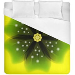 Christmas Flower Nature Plant Duvet Cover (king Size) by Sapixe