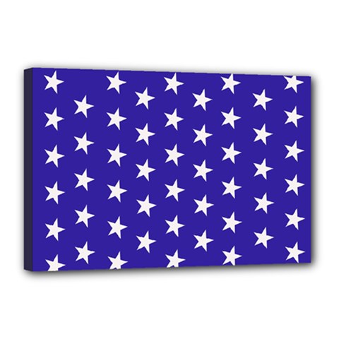 Day Independence July Background Canvas 18  X 12  (stretched) by Sapixe