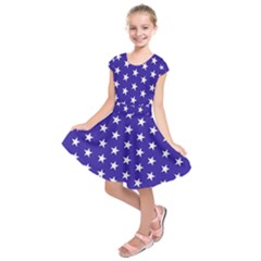 Day Independence July Background Kids  Short Sleeve Dress by Sapixe