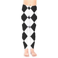 Grid Domino Bank And Black Kids  Legging by Sapixe