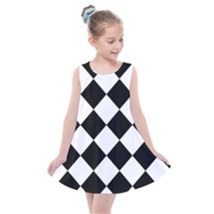 Grid Domino Bank And Black Kids  Summer Dress by Sapixe