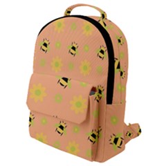 Bee A Bug Nature Wallpaper Flap Pocket Backpack (small)