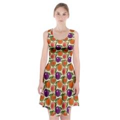 Fruit Tree Salad Pattern Racerback Midi Dress by emilyzragz