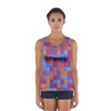 Squares Background Geometric Modern Sport Tank Top  View1