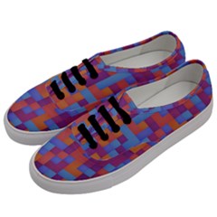 Squares Background Geometric Modern Men s Classic Low Top Sneakers by Sapixe