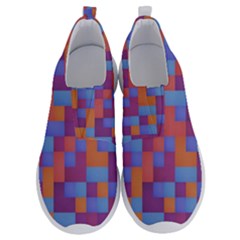 Squares Background Geometric Modern No Lace Lightweight Shoes