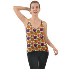 Fruit Tree Salad Pattern Chiffon Cami by emilyzragz