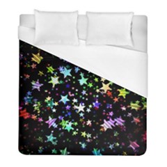 Christmas Star Gloss Lights Light Duvet Cover (full/ Double Size) by Sapixe