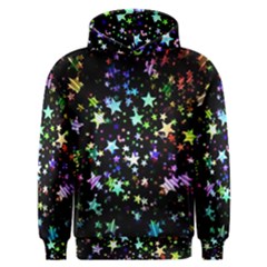 Christmas Star Gloss Lights Light Men s Overhead Hoodie by Sapixe