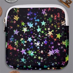 Christmas Star Gloss Lights Light Mini Square Pouch