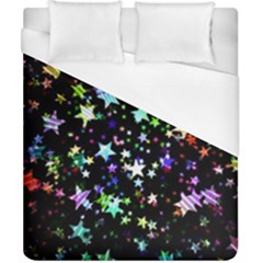 Christmas Star Gloss Lights Light Duvet Cover (california King Size) by Sapixe