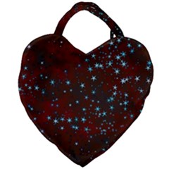 Background Christmas Decoration Giant Heart Shaped Tote by Sapixe