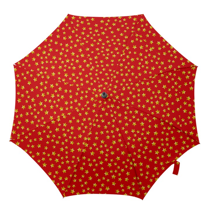 Pattern Stars Multi Color Hook Handle Umbrellas (Small)