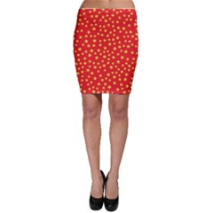 Pattern Stars Multi Color Bodycon Skirt by Sapixe