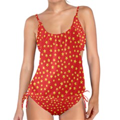 Pattern Stars Multi Color Tankini Set by Sapixe