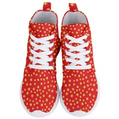 Pattern Stars Multi Color Women s Lightweight High Top Sneakers