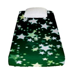 Christmas Star Advent Background Fitted Sheet (single Size)