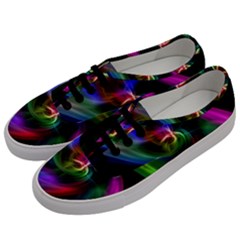 Abstract Art Color Design Lines Men s Classic Low Top Sneakers by Sapixe