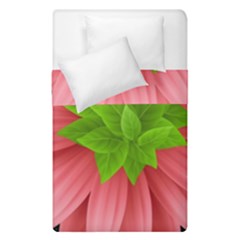 Plant Flower Flowers Design Leaves Duvet Cover Double Side (single Size) by Sapixe