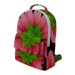 Plant Flower Flowers Design Leaves Flap Pocket Backpack (large) by Sapixe