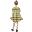 Geometric Tartan Pattern Square Kids  Sailor Dress View2