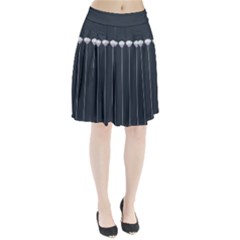 Pinstripe In Diamond Head Pins Pattern Pleated Skirt by emilyzragz