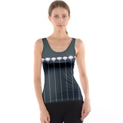 Pinstripe In Diamond Head Pins Pattern Tank Top by emilyzragz