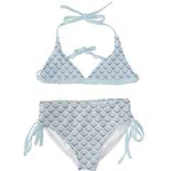 Sparkly Diamond Pattern Kids  Classic Bikini Set