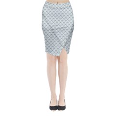 Sparkly Diamond Pattern Midi Wrap Pencil Skirt by emilyzragz