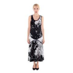 Moon And The Stars Pattern Sleeveless Maxi Dress by flipstylezfashionsLLC