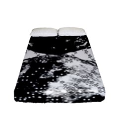 Moon And The Stars Pattern Fitted Sheet (full/ Double Size) by flipstylezfashionsLLC