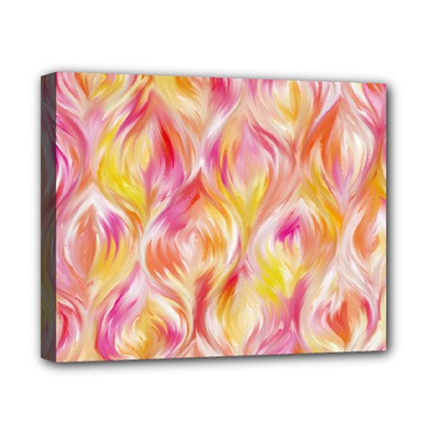 Pretty Painted Pattern Pastel Canvas 10  X 8  (stretched) by Sapixe