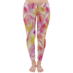 Pretty Painted Pattern Pastel Classic Winter Leggings by Sapixe