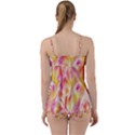 Pretty Painted Pattern Pastel Babydoll Tankini Set View2