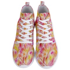 Pretty Painted Pattern Pastel Men s Lightweight High Top Sneakers by Sapixe