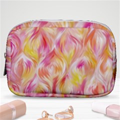 Pretty Painted Pattern Pastel Make Up Pouch (small)