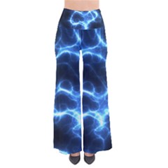 Electricity Blue Brightness Bright So Vintage Palazzo Pants by Sapixe