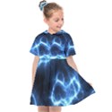 Electricity Blue Brightness Bright Kids  Sailor Dress View1