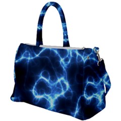 Electricity Blue Brightness Bright Duffel Travel Bag by Sapixe