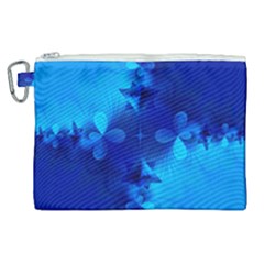 Background Course Gradient Blue Canvas Cosmetic Bag (xl) by Sapixe