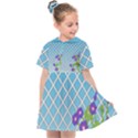 Morning Glory Argyle (Blue Sky) Pattern Kids  Sailor Dress View1