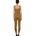 Chevron Brown Retro Vintage One Piece Catsuit View2