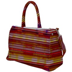 Abstract Stripes Color Game Duffel Travel Bag